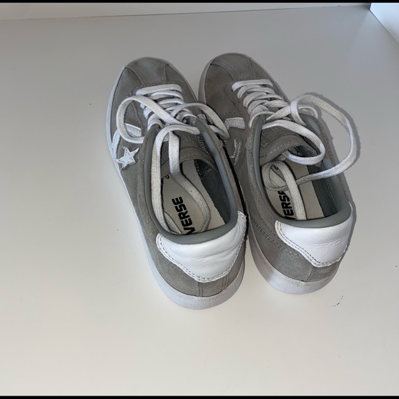 Popular Converse In GreatCondition - Suede Gray - Picture 5 of 7